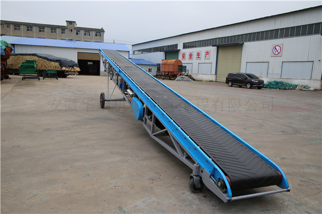 平托辊输送包粮专用输送机