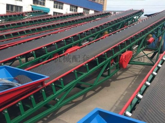 常规颜色的移动式皮带输送机图片 常规颜色的移动式皮带输送机图片