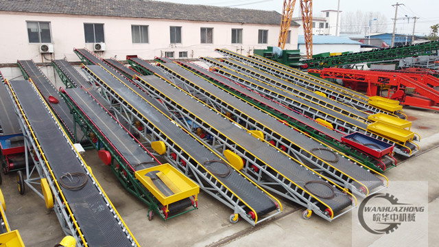 中储粮黄登高移动式皮带输送机