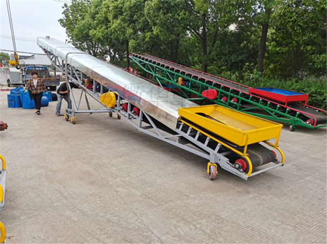 定制型封闭粮食装车输送机 定制型封闭粮食装车输送机