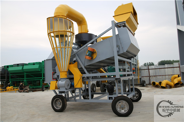 最新环保除尘清粮振动筛1