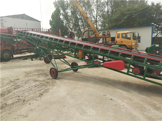 登高抛粮移动式粮食输送机图片 登高抛粮移动式粮食输送机图片