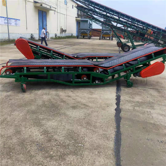 定制型小型卸粮皮带输送机案例图片 定制型小型卸粮皮带输送机案例图片