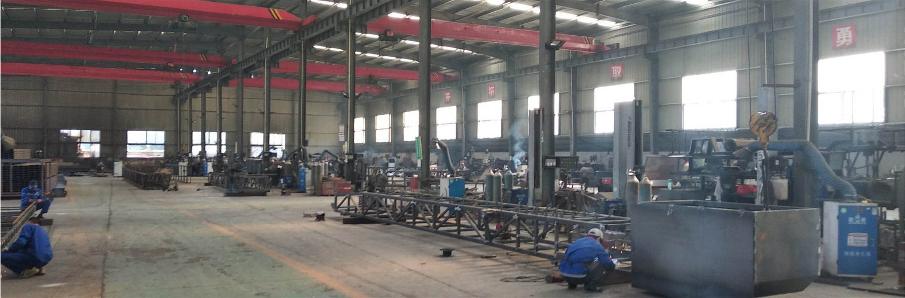 安徽华中粮机输送机焊接车间_副本