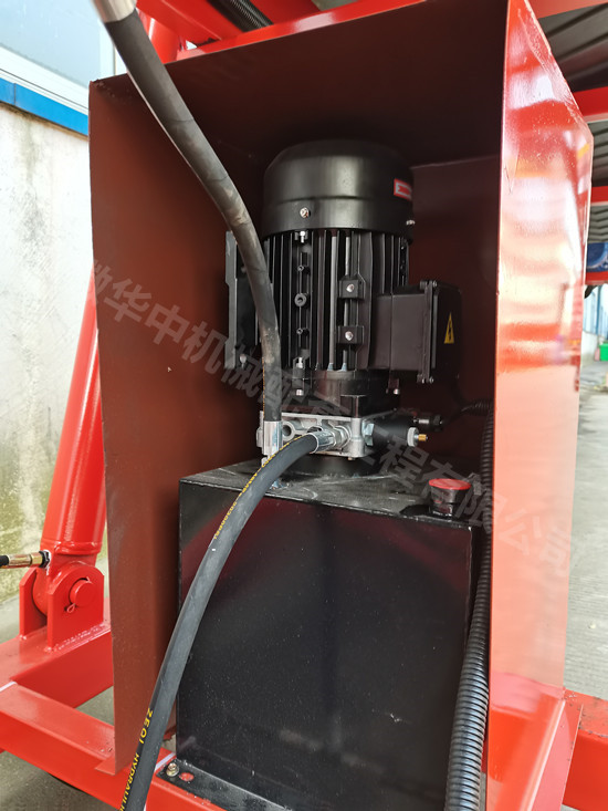 装车输送机上的液压装置图片