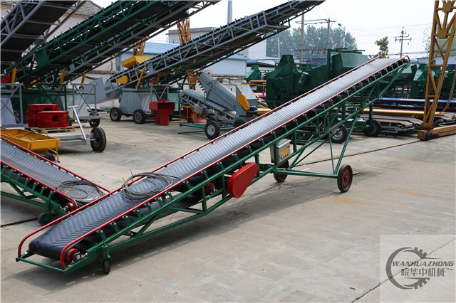 登高粮食皮带输送机图片