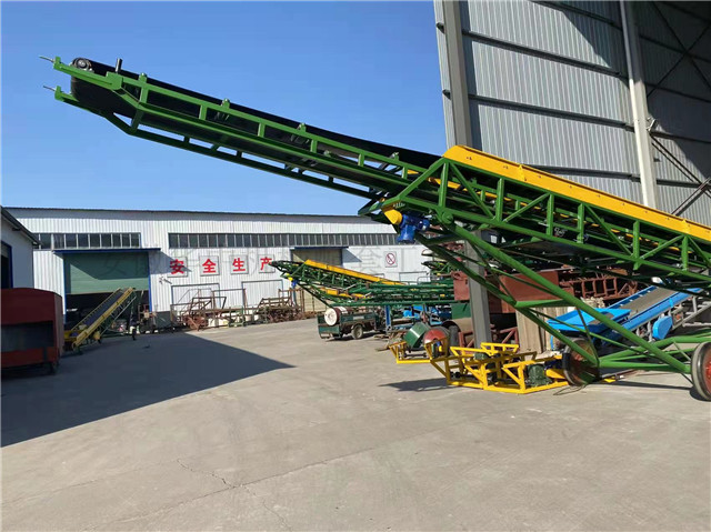 登高伸缩移动式皮带输送机的伸缩机架