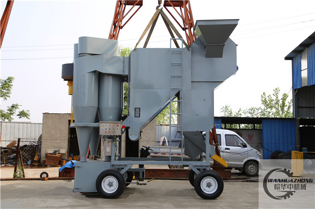 定制烤漆型移动式风选清粮机 