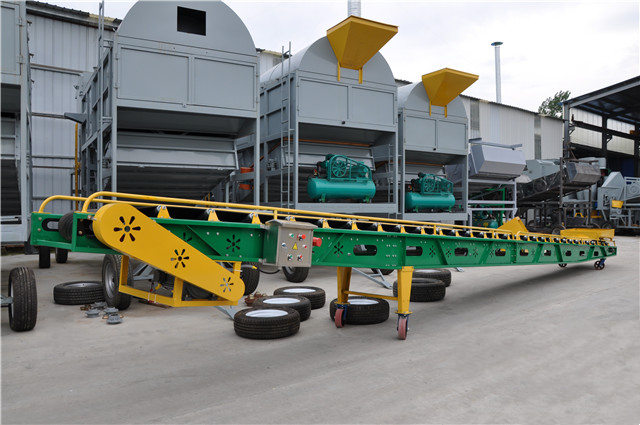 定制型粮食水平皮带输送机图片