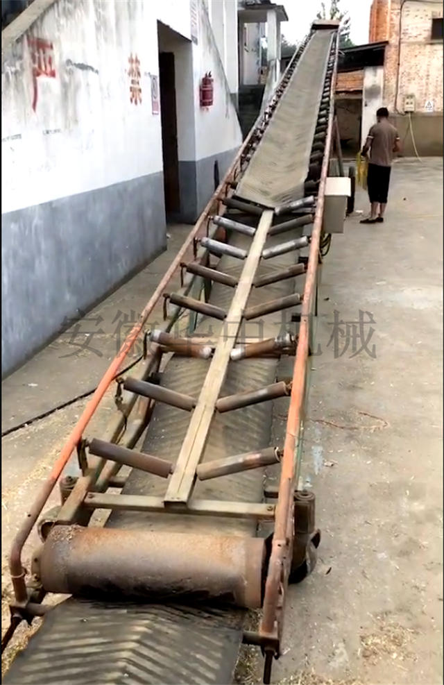 粮库登高皮带输送机修理案例图片 粮库登高皮带输送机修理案例图片