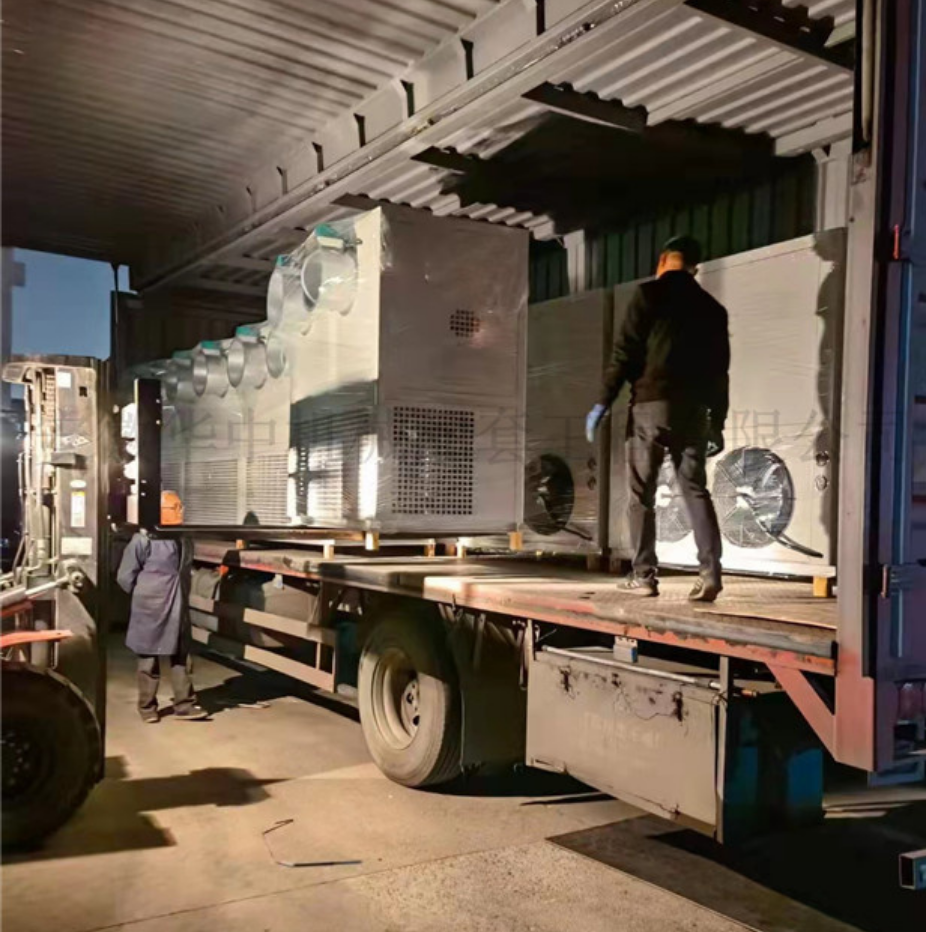 谷物冷却机发货现场