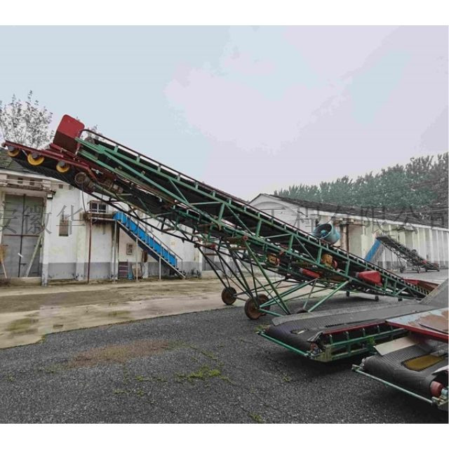 登高抛粮移动式皮带输送机图片 登高抛粮移动式皮带输送机图片