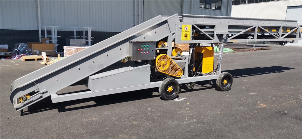 项目上的输送包装粮食装车输送机图片 项目上的输送包装粮食装车输送机图片