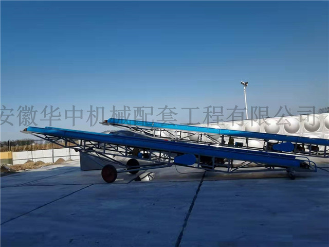 运抵现场的皮带输送机图片 运抵现场的皮带输送机图片