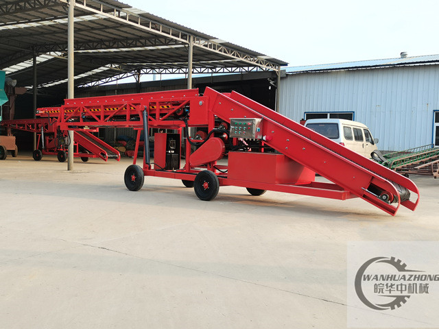 装车皮带输送机现场图片