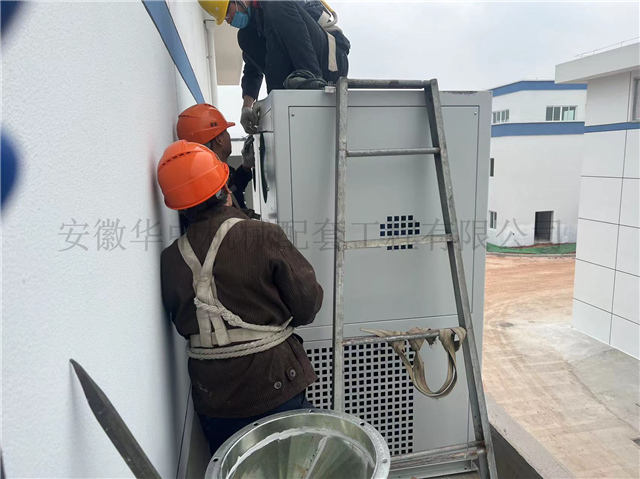 30KW粮库专用空调安装现场图片