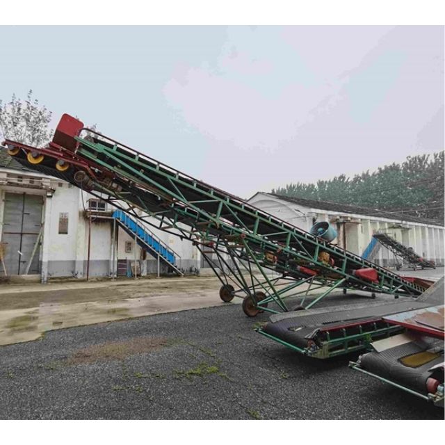 登高抛粮移动式皮带输送机图片 登高抛粮移动式皮带输送机图片