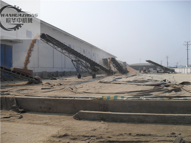 粮食输送机输送粮食图片