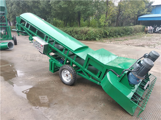 移动式翼轮扒谷机侧面图片