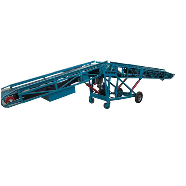 双翼装卸移动伸缩式皮带输送机图片