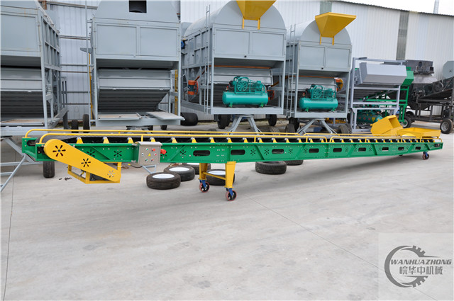 定制型移动式水平皮带输送机图片