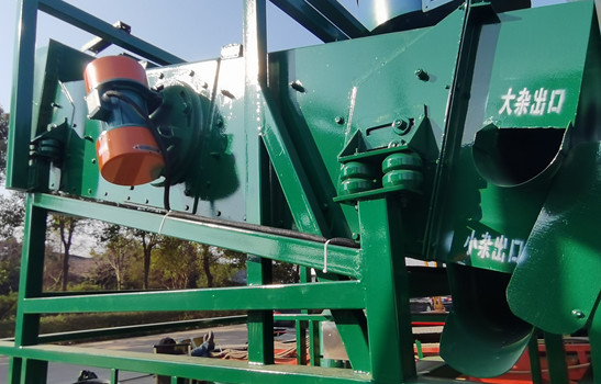 环保除尘清粮振动筛除杂口