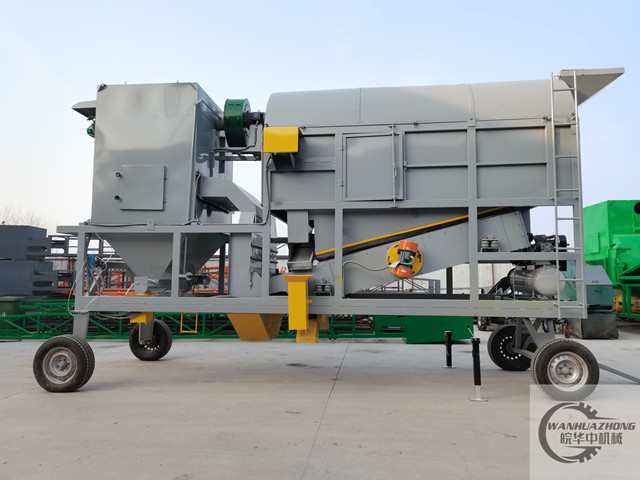 环保清粮滚筒振动筛图片