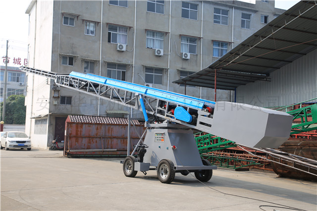 转向装仓伸缩皮带输送机图片