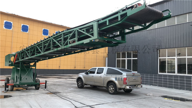 安徽华中机械最新装仓皮带输送机运抵客户现场图片