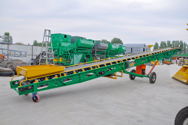 最新C型钢登高装车皮带输送机