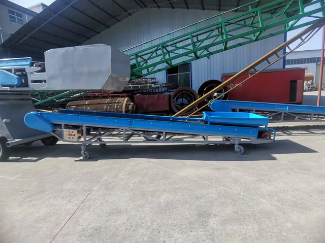 水平皮带输送机图片