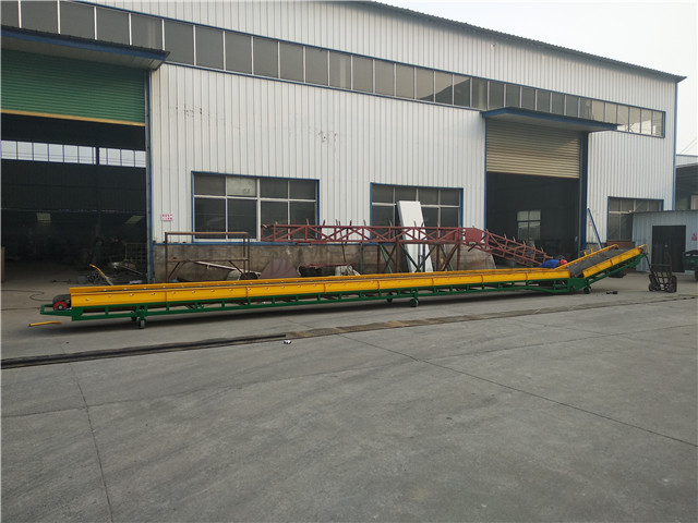 18米卸粮皮带输送机侧面图