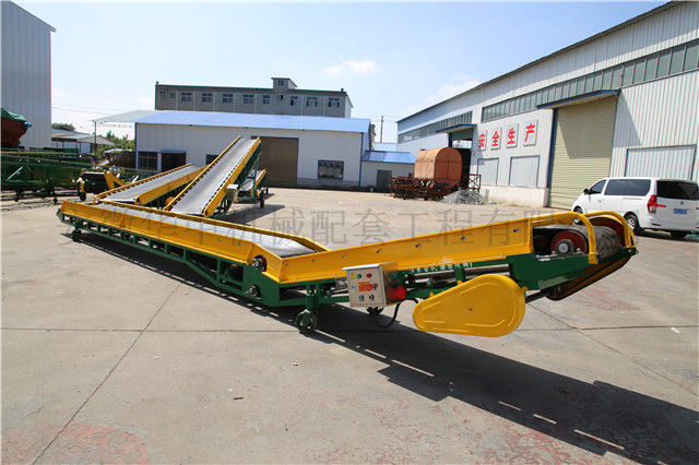 定制型卸粮皮带输送机图片