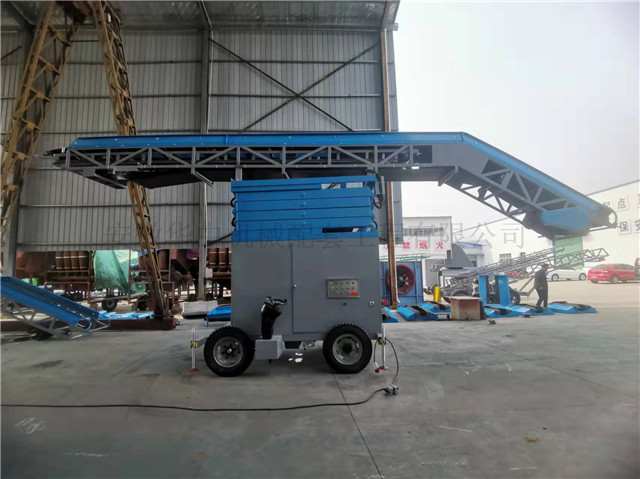 补仓伸缩式粮食皮带输送机图片