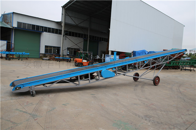 包装料专用登高装车皮带输送机图片