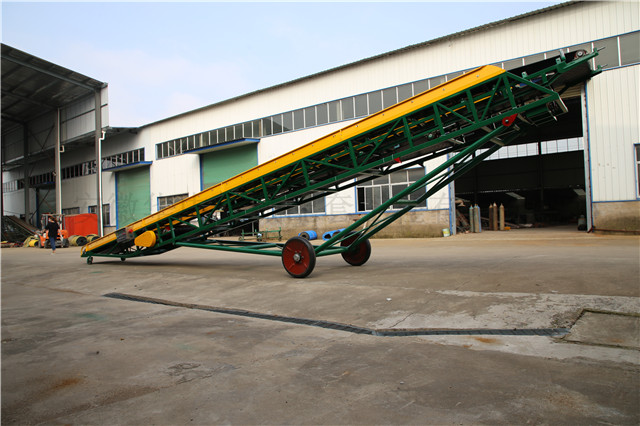 定制型18米登高伸缩皮带输送机图片