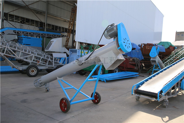 安徽华中机械螺旋扒谷机图片