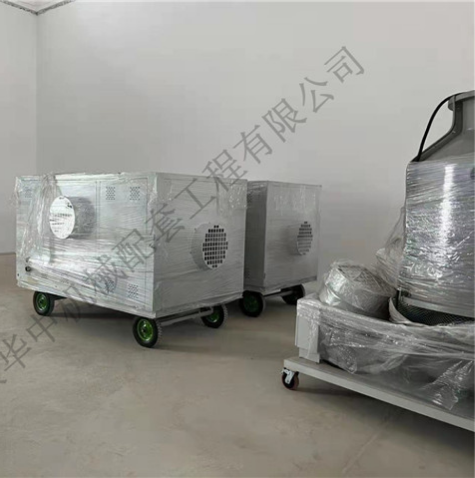 85KW谷物冷却机和配套的冷水塔图片